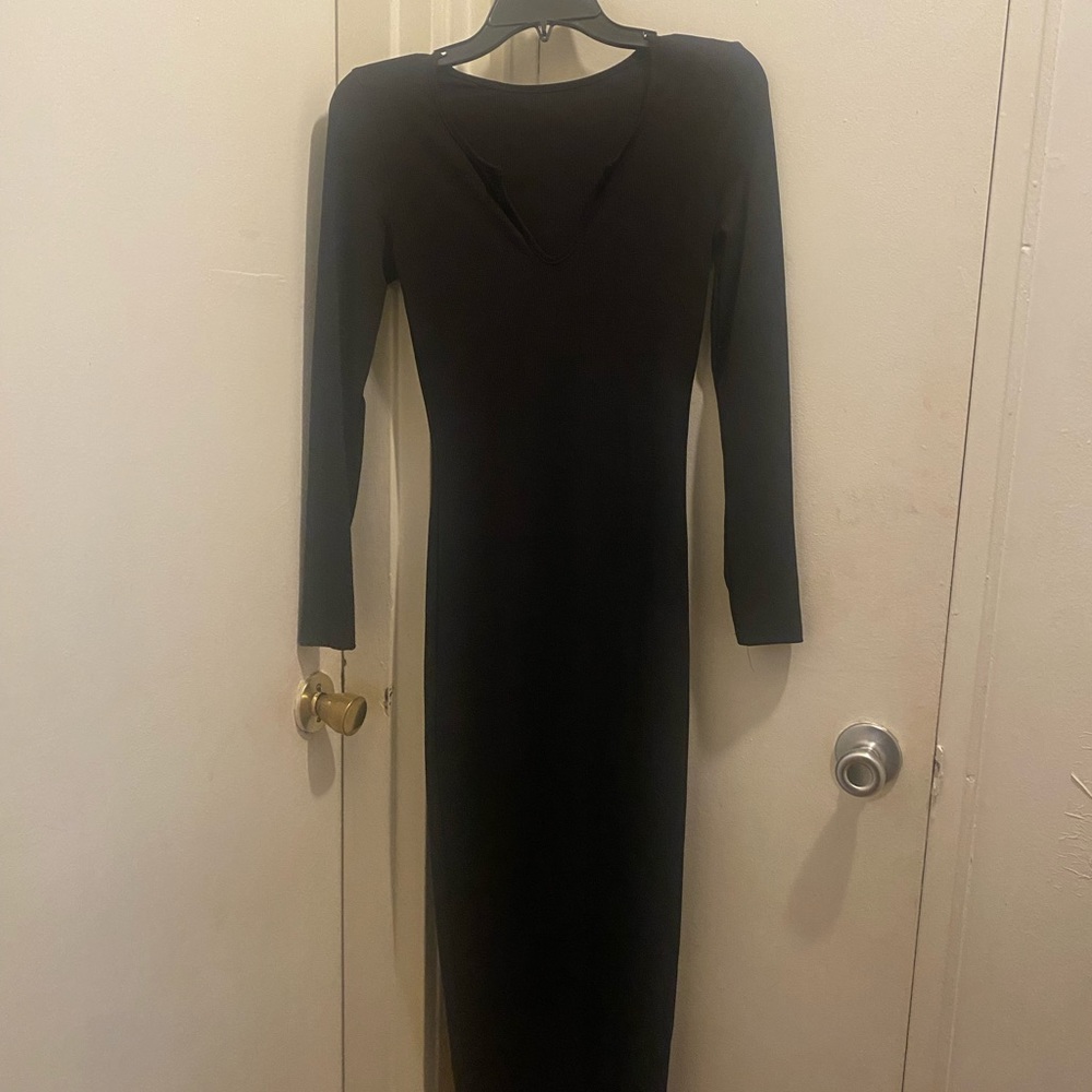 Black sun dress